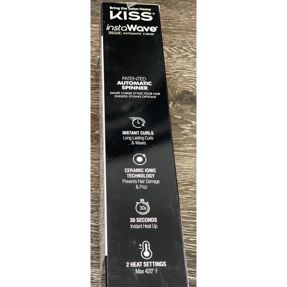 NWT Kiss Instawave Hair Curling Iron MSRP $50 - Picture 4 of 4